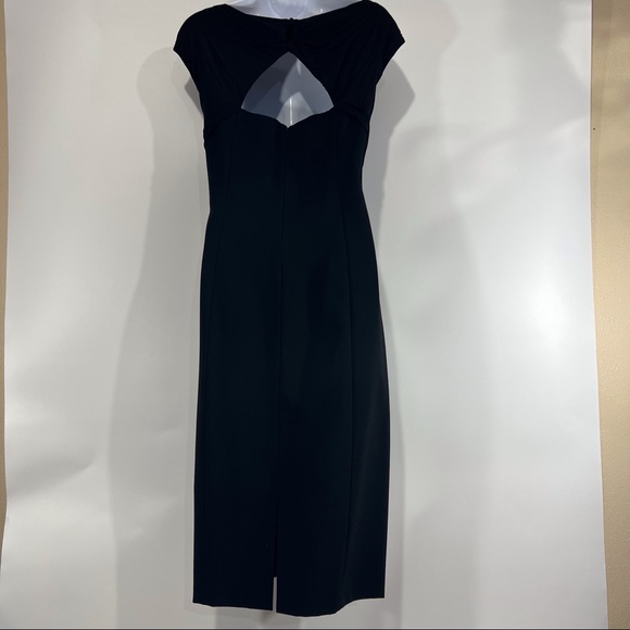 Lafayette 148 Black Boat Neck Wrap Sheath Dress NWT - Picture 3 of 8